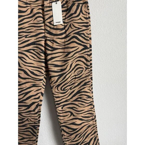 Free People X Wrangler Wild West 603 PURR High Rise Straight Leg Jeans Sz 27 NEW - Picture 14 of 16